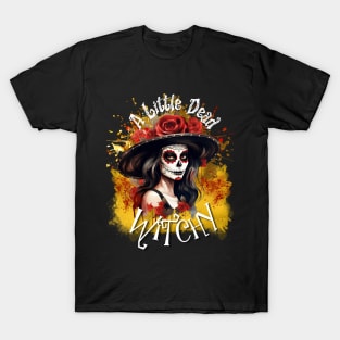 A Little Dead Witchy- Gold T-Shirt